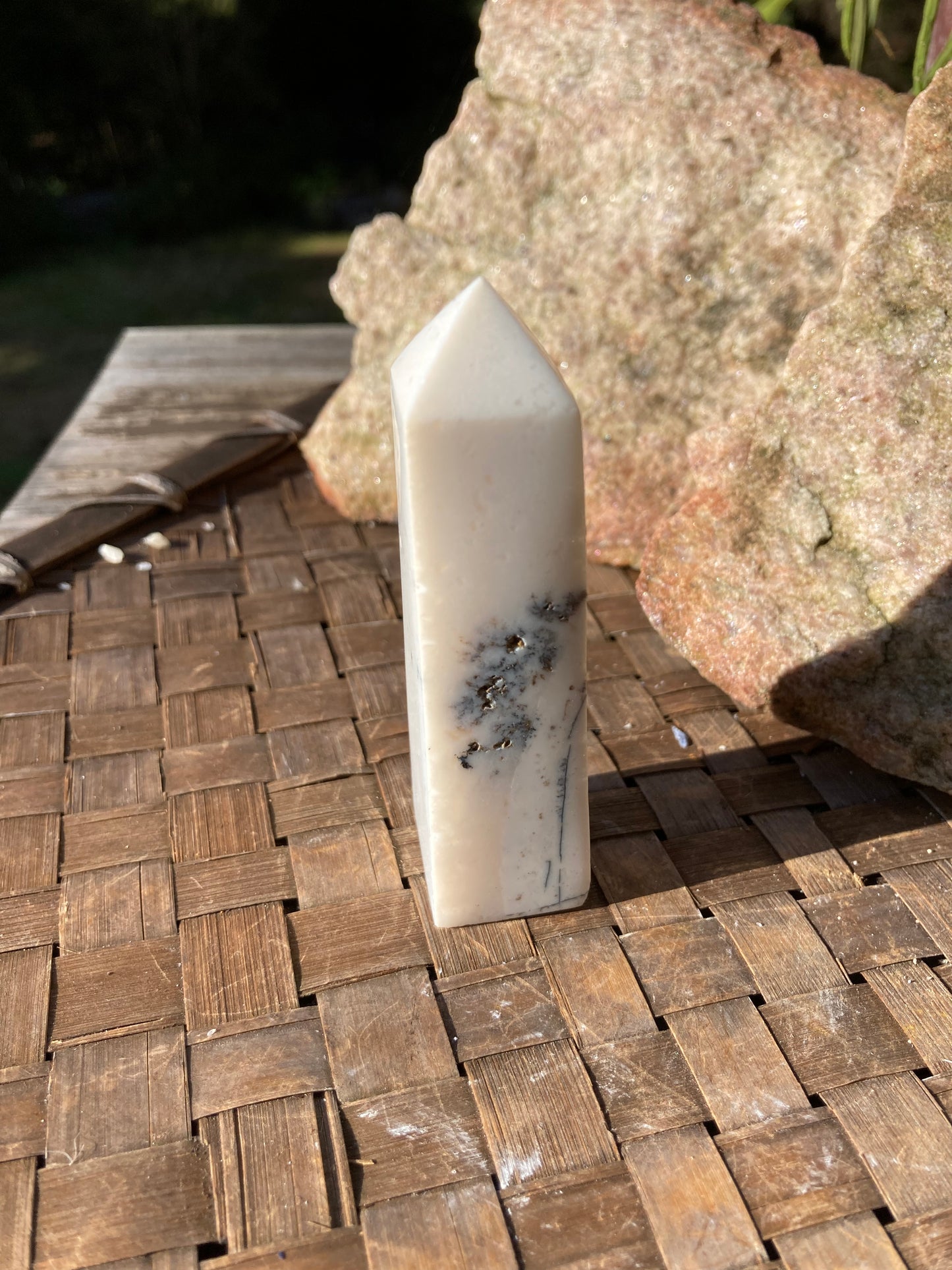 Dendritic Agate Obelisk