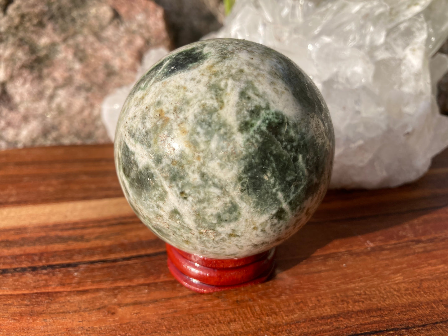 Green K2 Stone Sphere