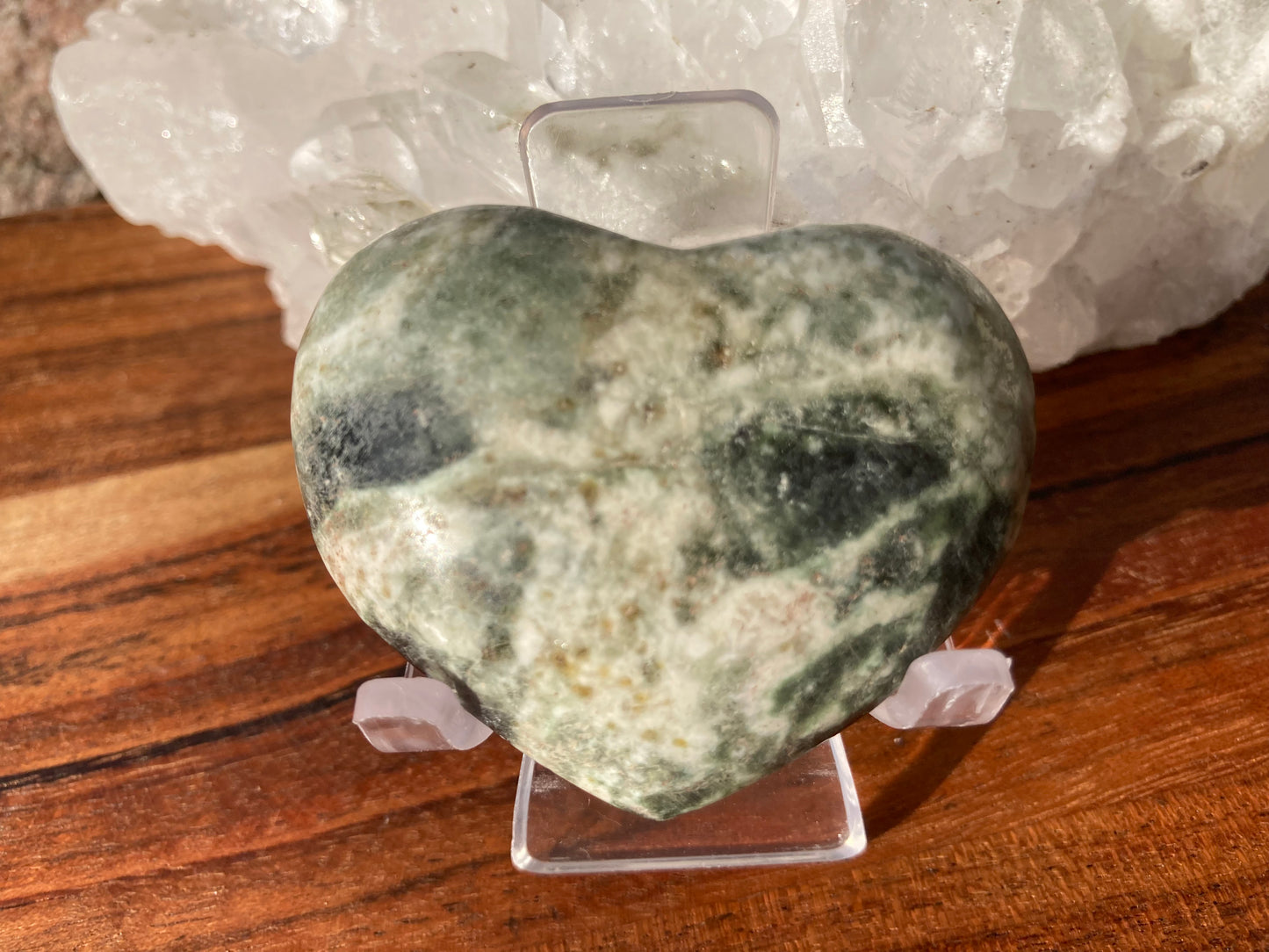 Green K2 Stone Heart