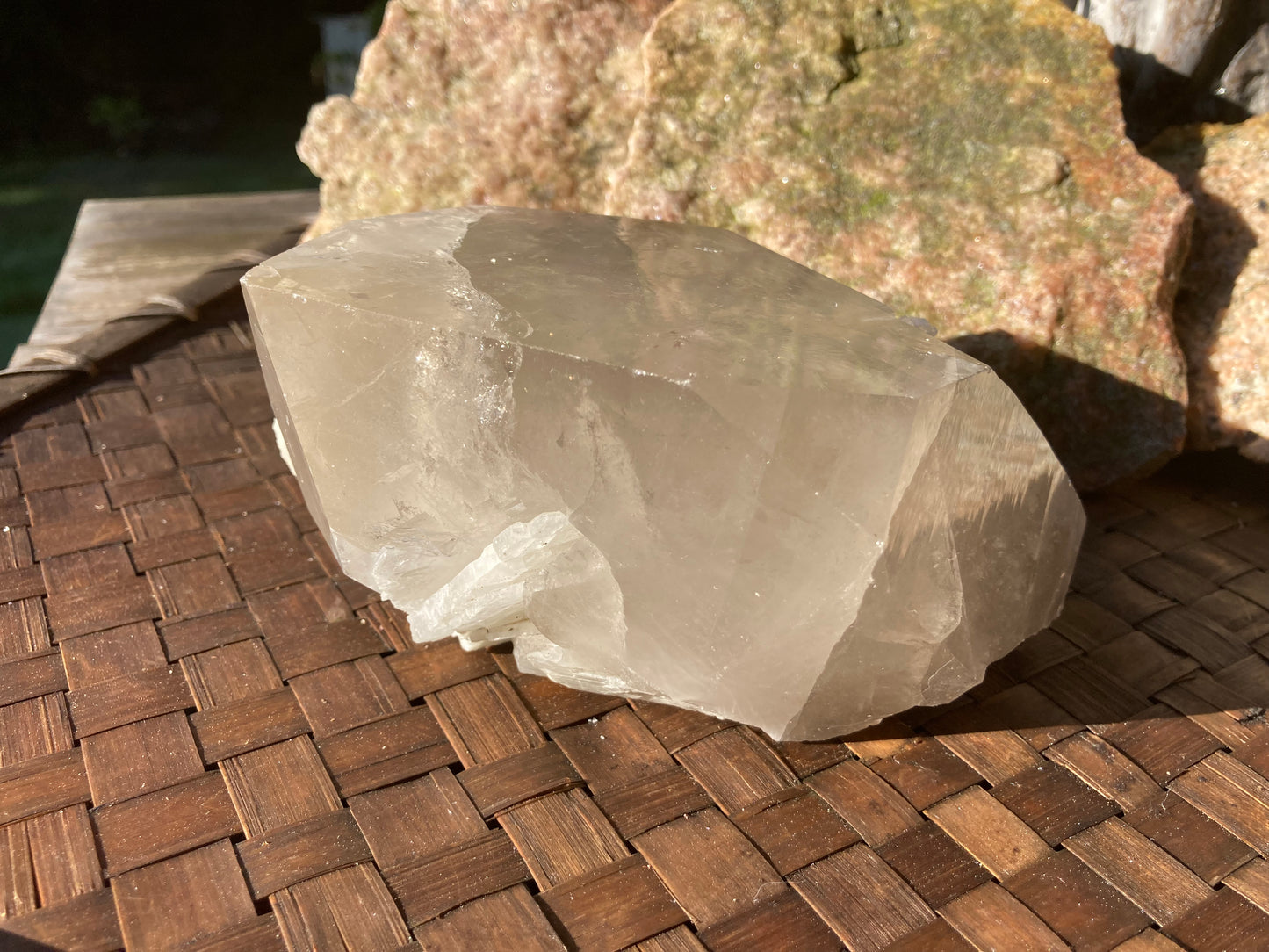 Smokey Quartz with Mica Point