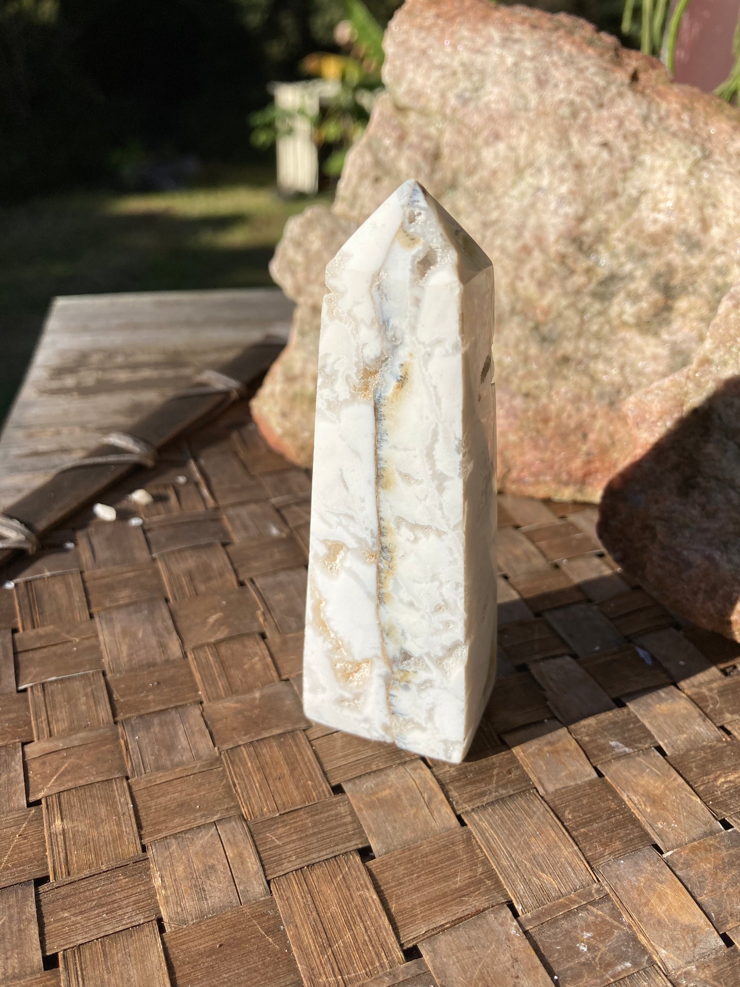 Dendritic Agate Obelisk