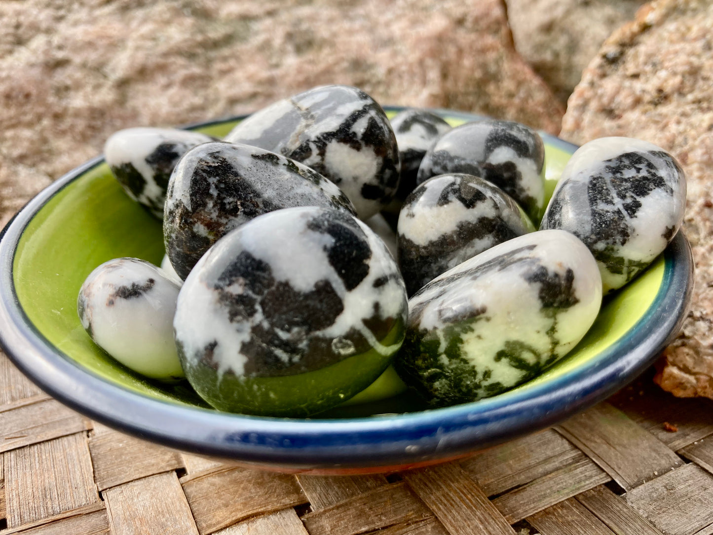 Zebra Jasper Tumble