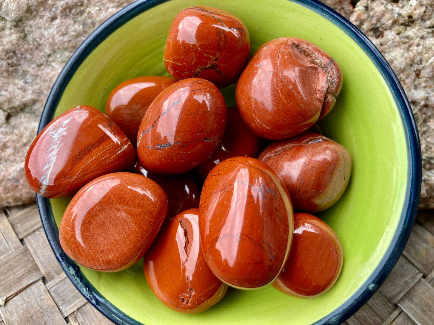 Red Jasper Tumble Stone