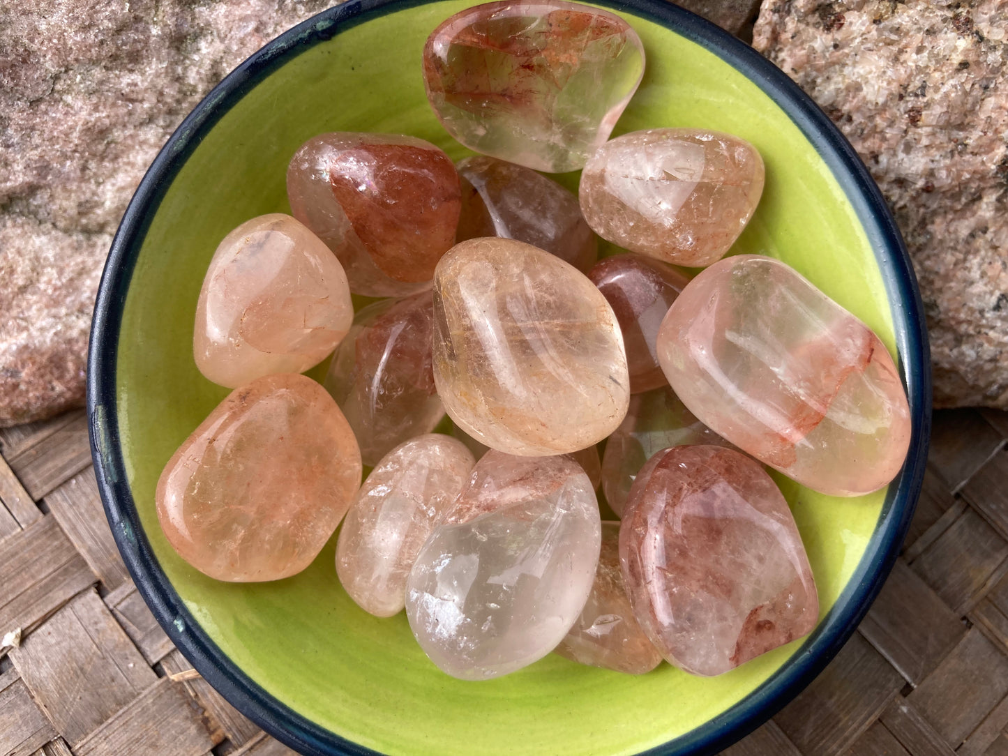 Fire Quartz Tumbled Stone