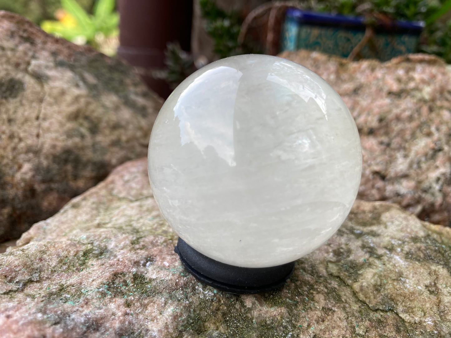 Honey Calcite Sphere