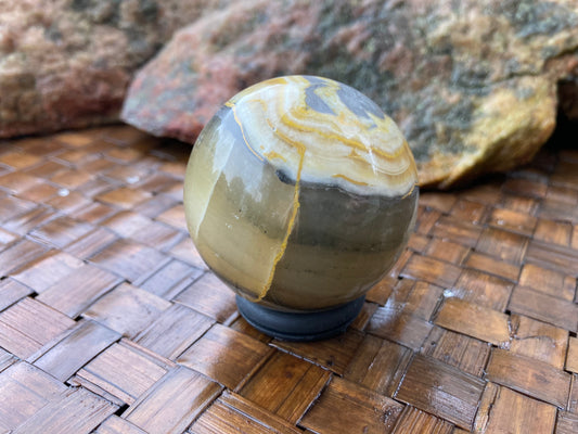 Bumblebee Jasper Sphere