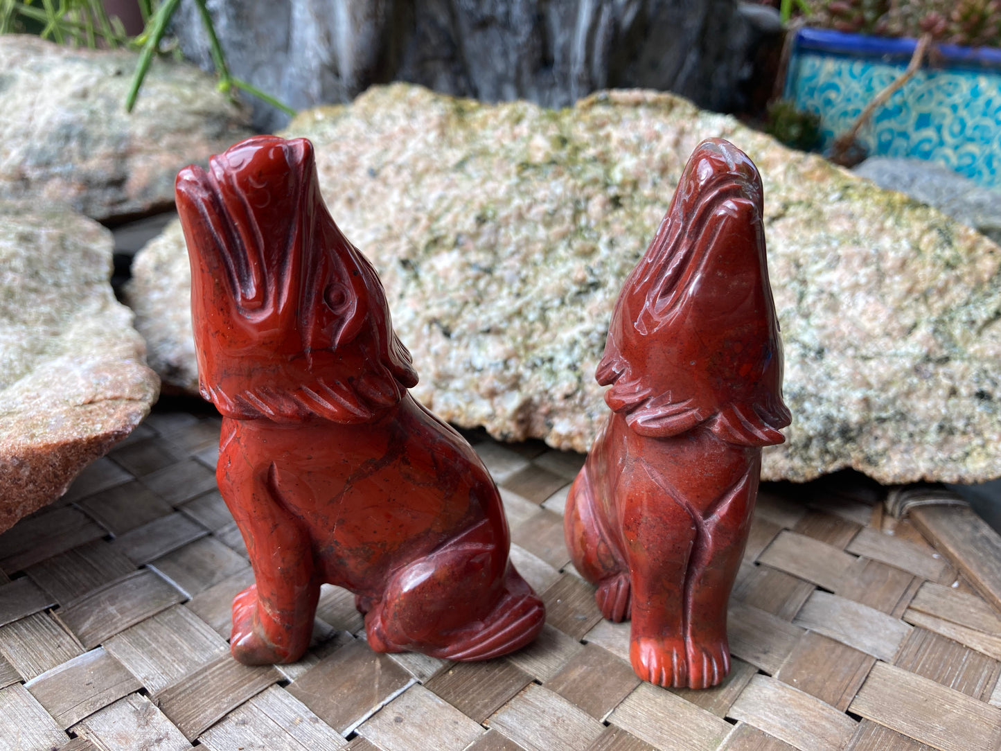 Red Jasper Wolf