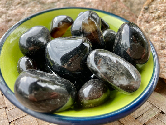 Black Obsidian Tumble Stone