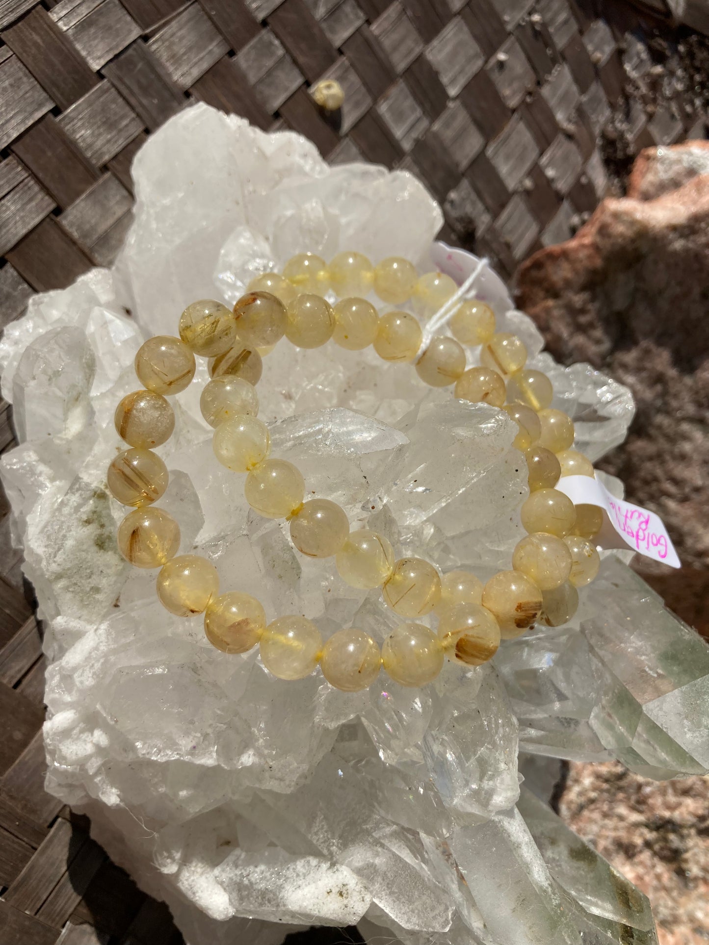 Rutilated Quartz Bracelet