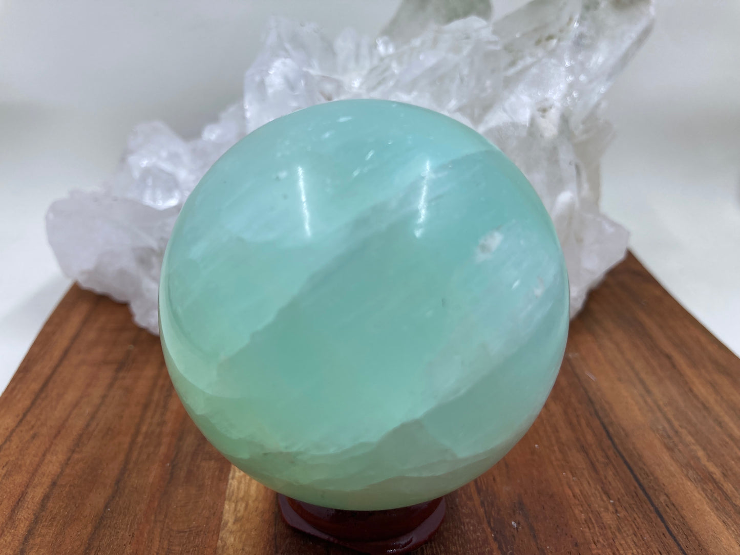 Pistachio Calcite Sphere