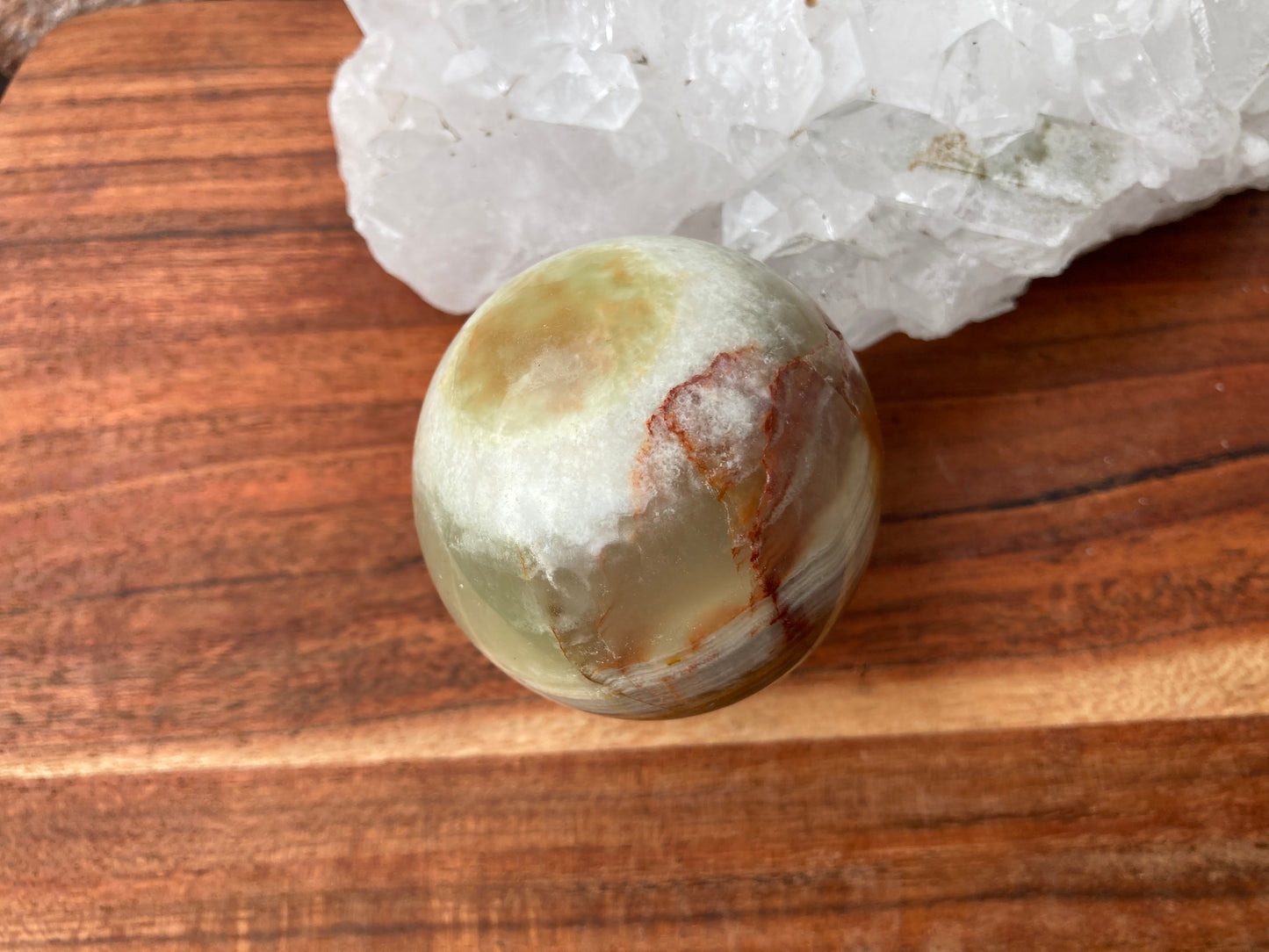 Green Onyx Sphere