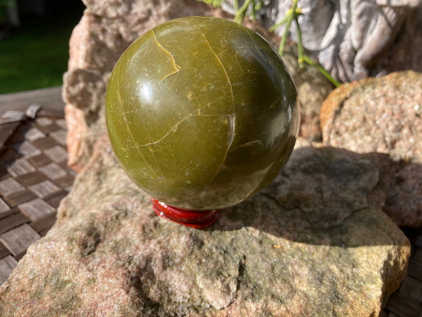 Green Opal Sphere