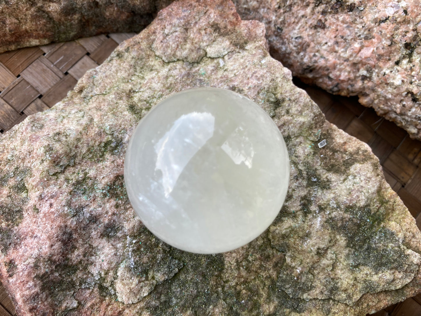 Honey Calcite Sphere