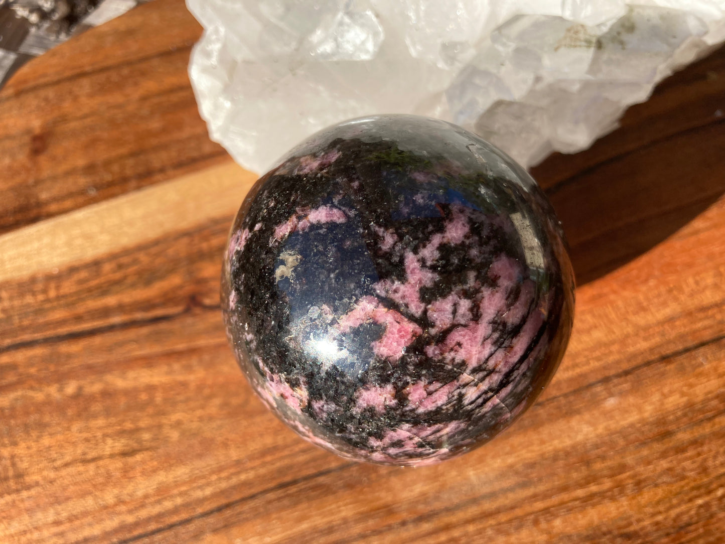 Rhodonite Sphere