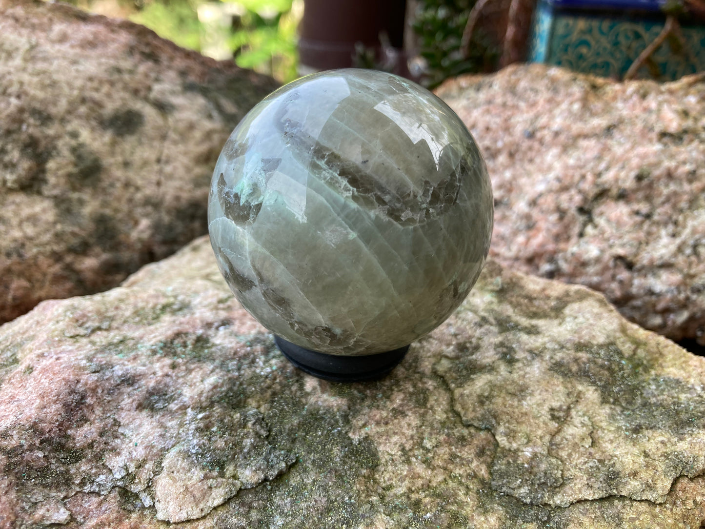 Green Moonstone Sphere