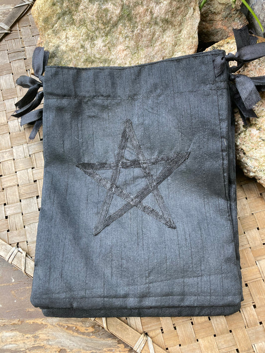 Pentagram Tarot Card Bag