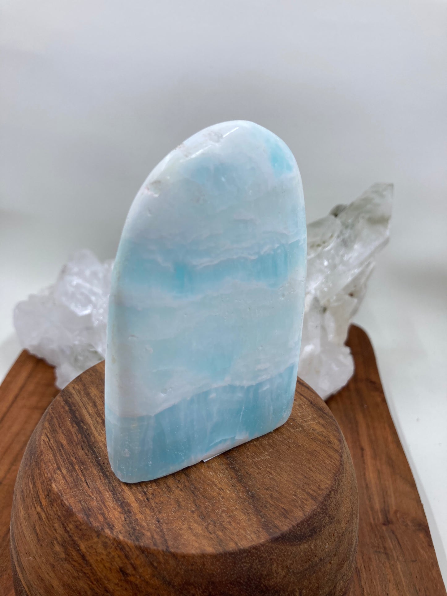 Caribbean Blue Calcite Freeform