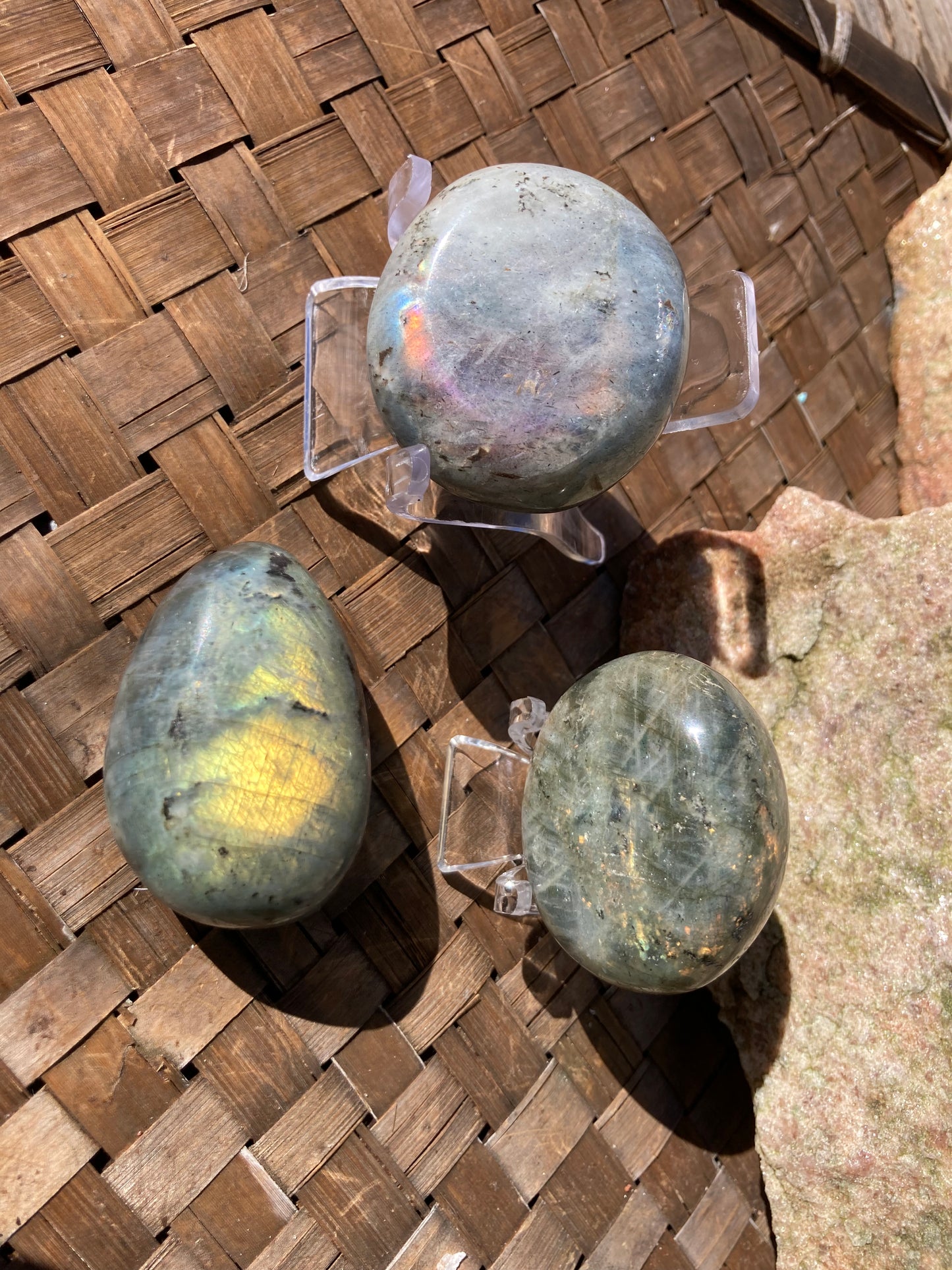 Labradorite Palm Stones