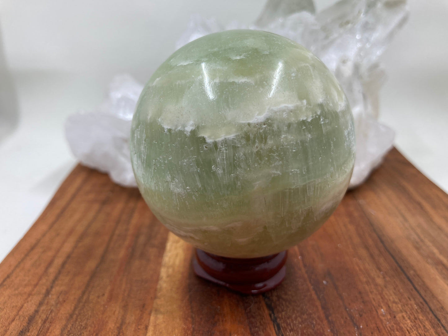 Pistachio Calcite Sphere