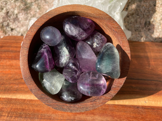 Fluorite Tumbles