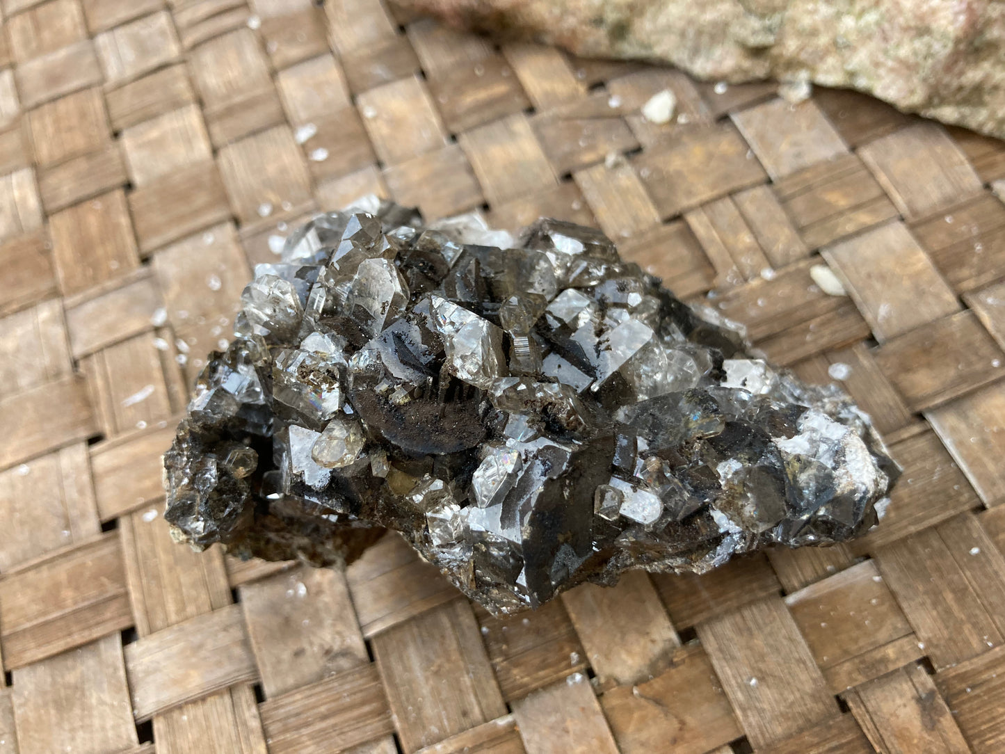 Clear Calcite Cube Cluster