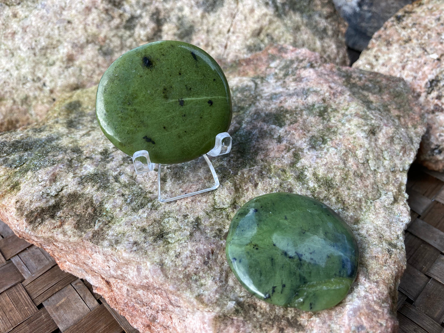 Nephrite Jade Flat Stones