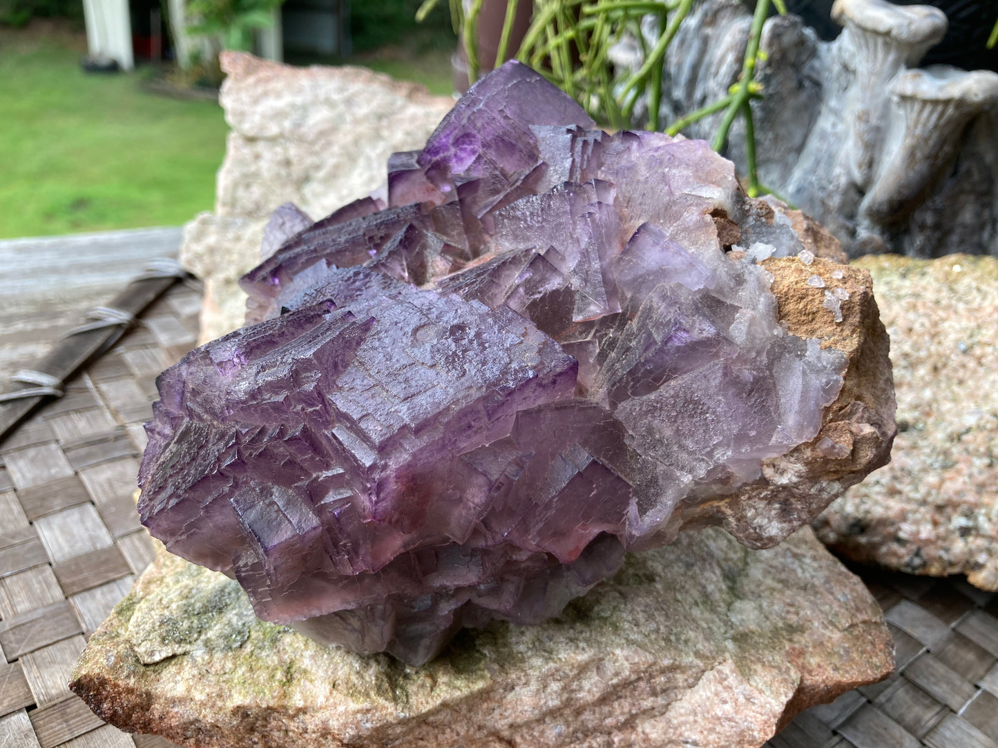 Purple Cubed Fluorite