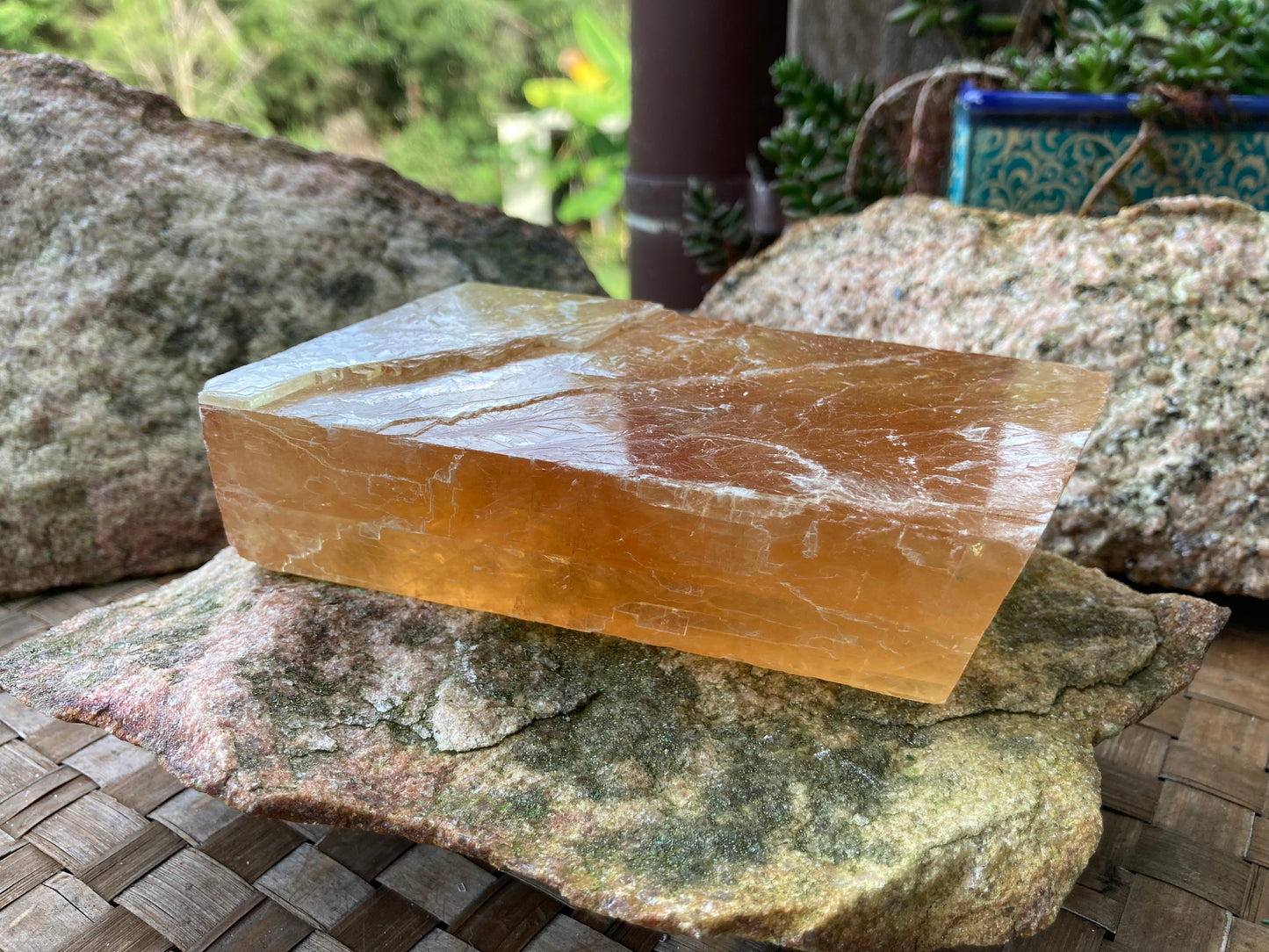 Honey Calcite Slab