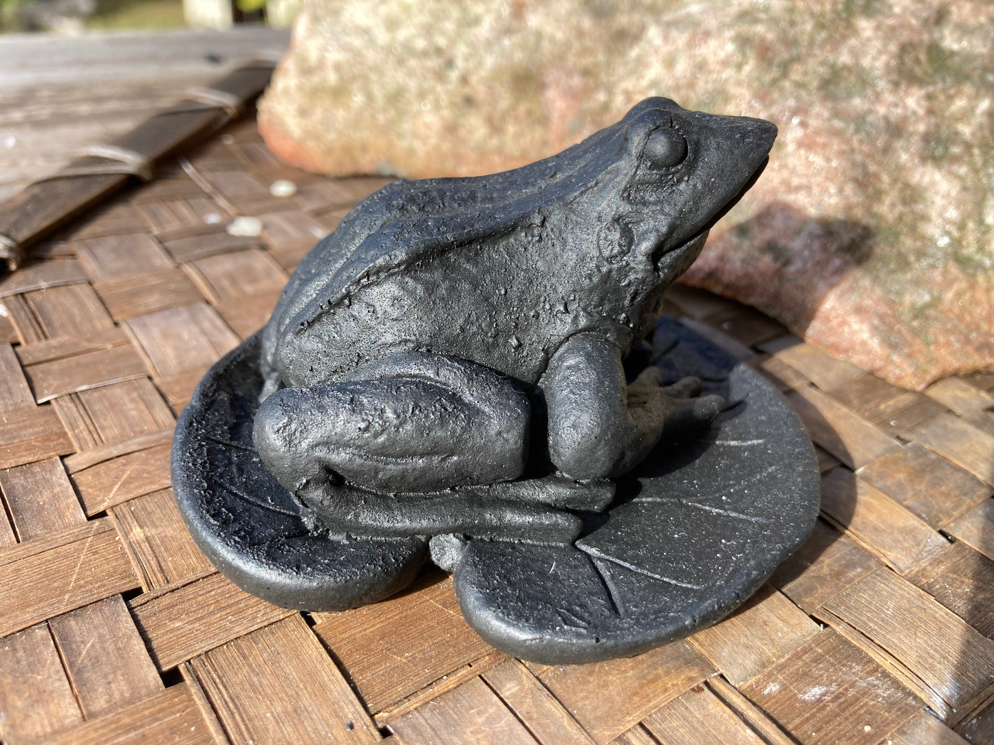 Shungite Frog