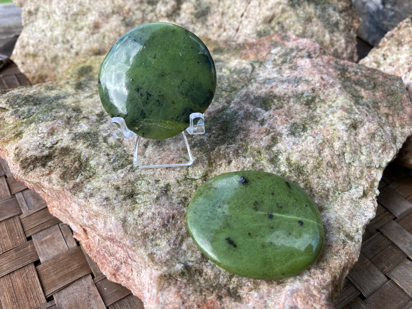 Nephrite Jade Flat Stones