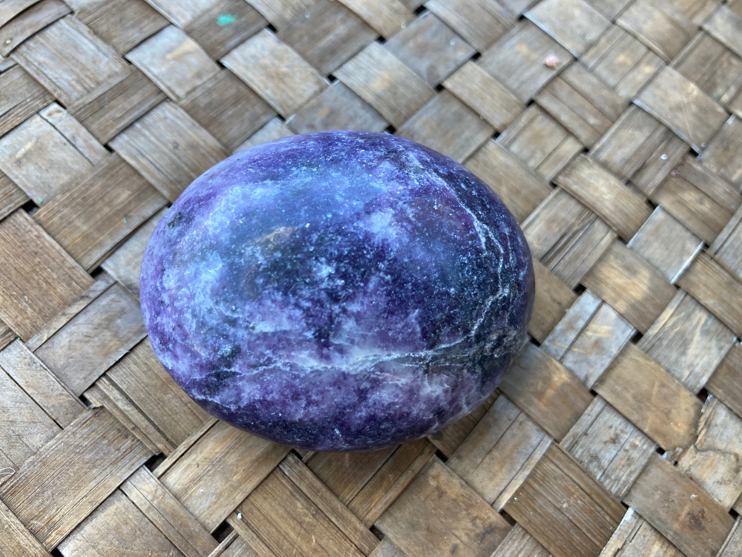 Lepidolite Palm Stone