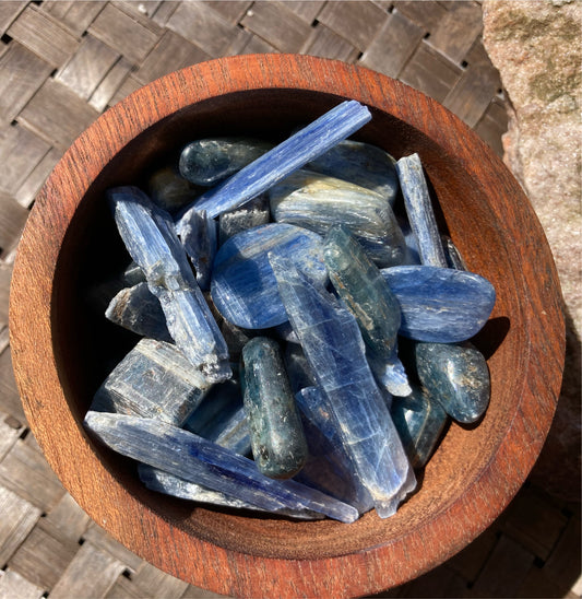 Blue Kyanite Tumbles