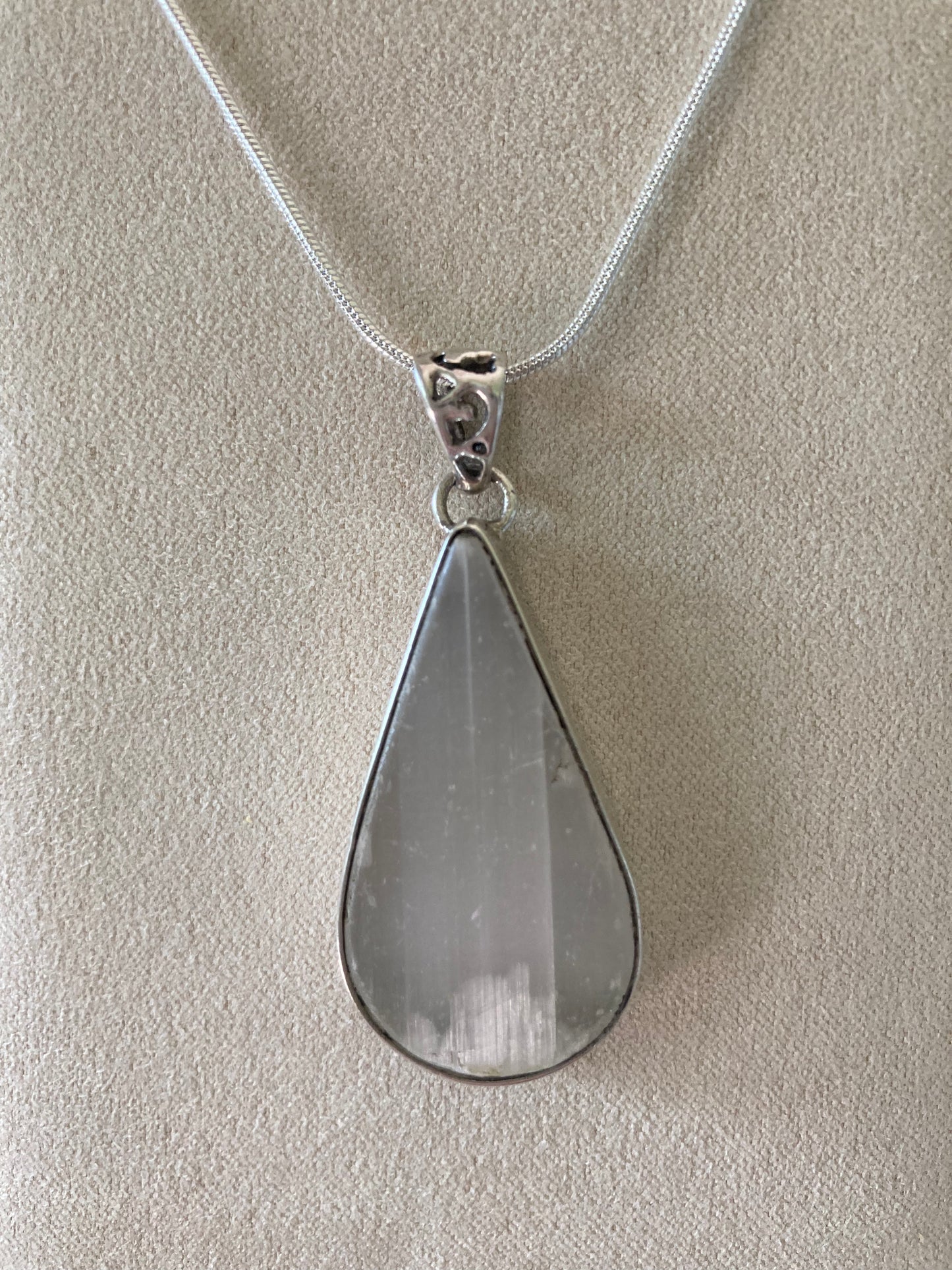 Selenite Necklace