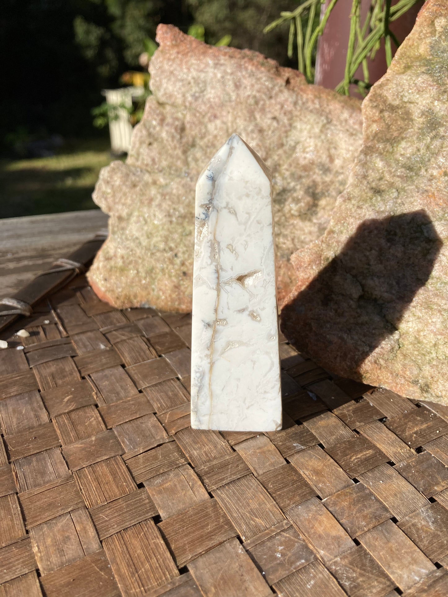 Dendritic Agate Obelisk