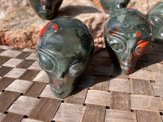 Bloodstone Alien Skull