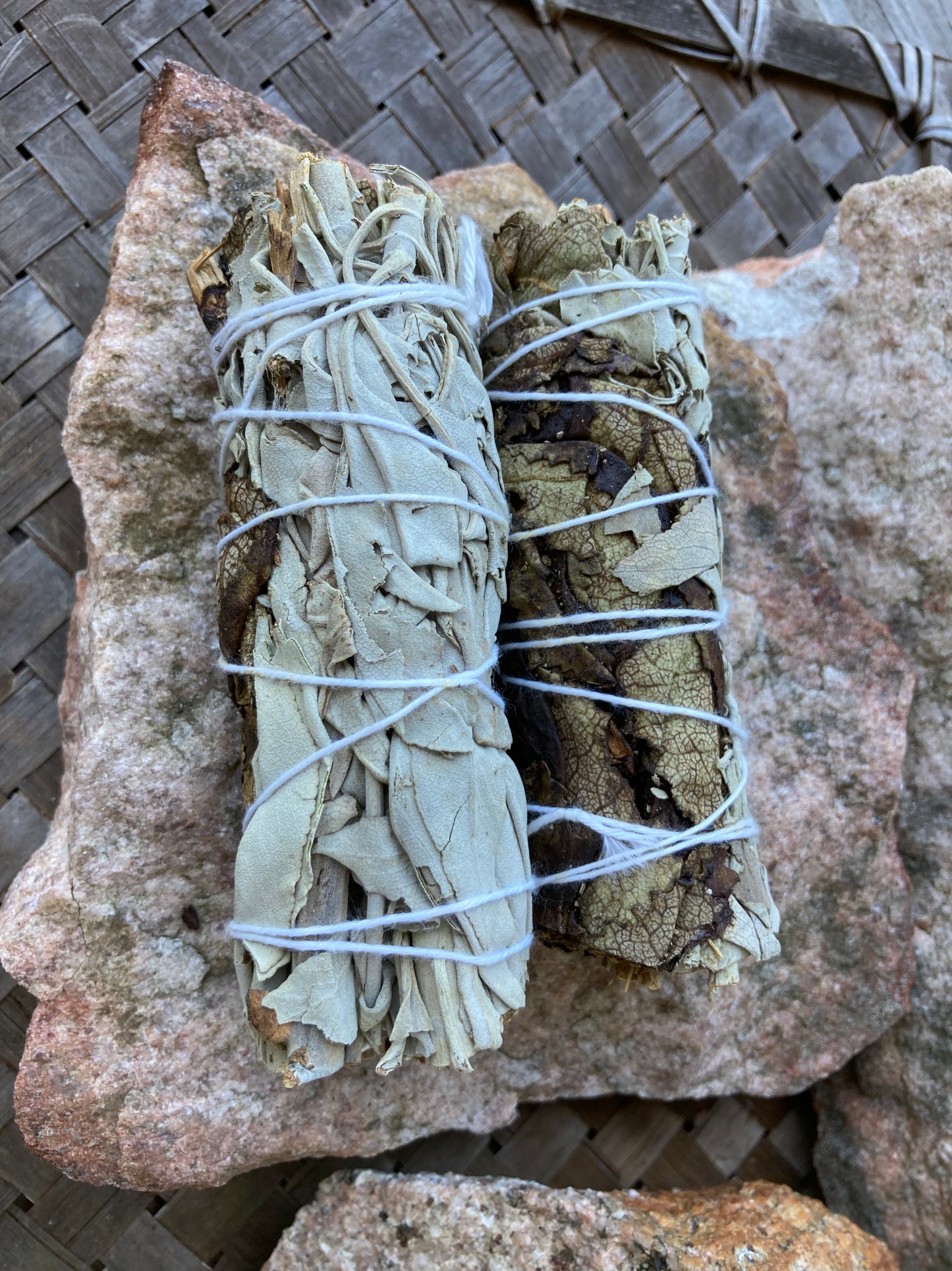 White & Black Sage Smudge Stick