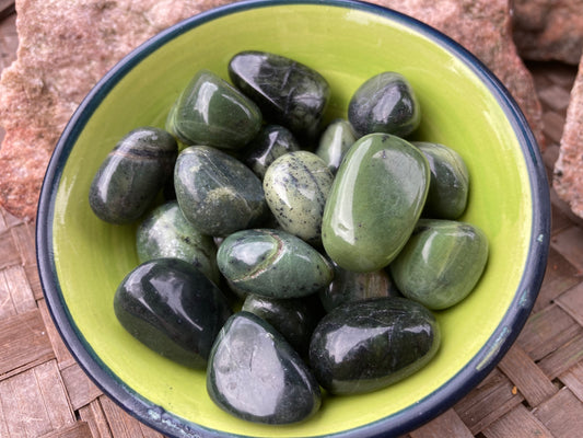 Canadian Jade Tumbled Stone