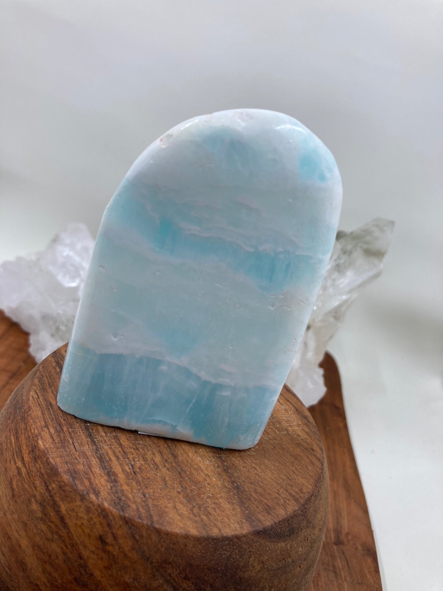 Caribbean Blue Calcite Freeform