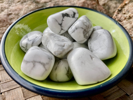 White Howlite Tumble Stone