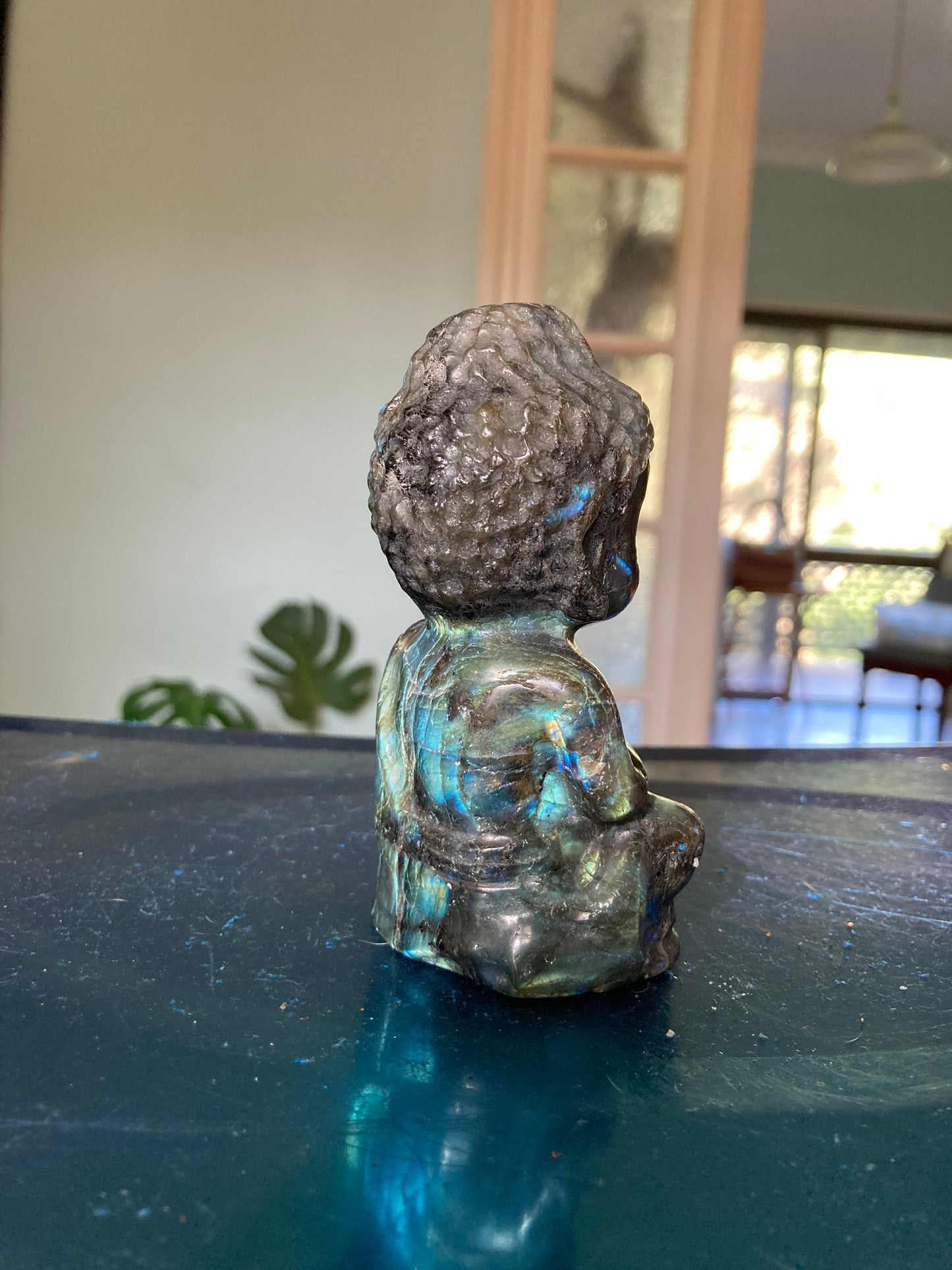 Labradorite Buddha