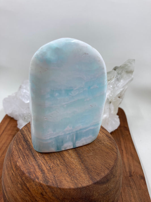 Caribbean Blue Calcite Freeform