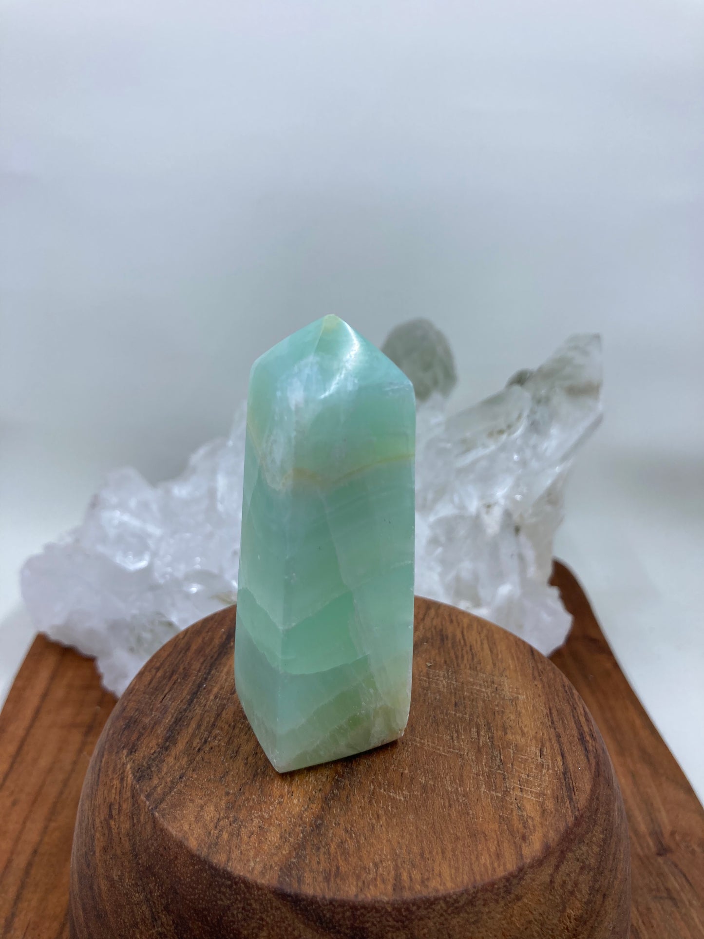 Pistachio Calcite Obelisk