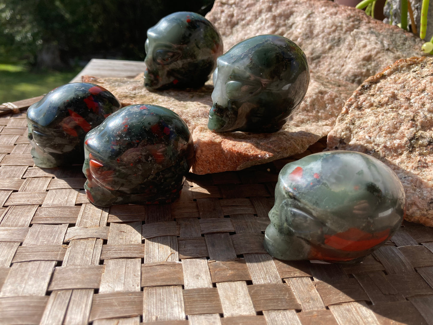 Bloodstone Alien Skull