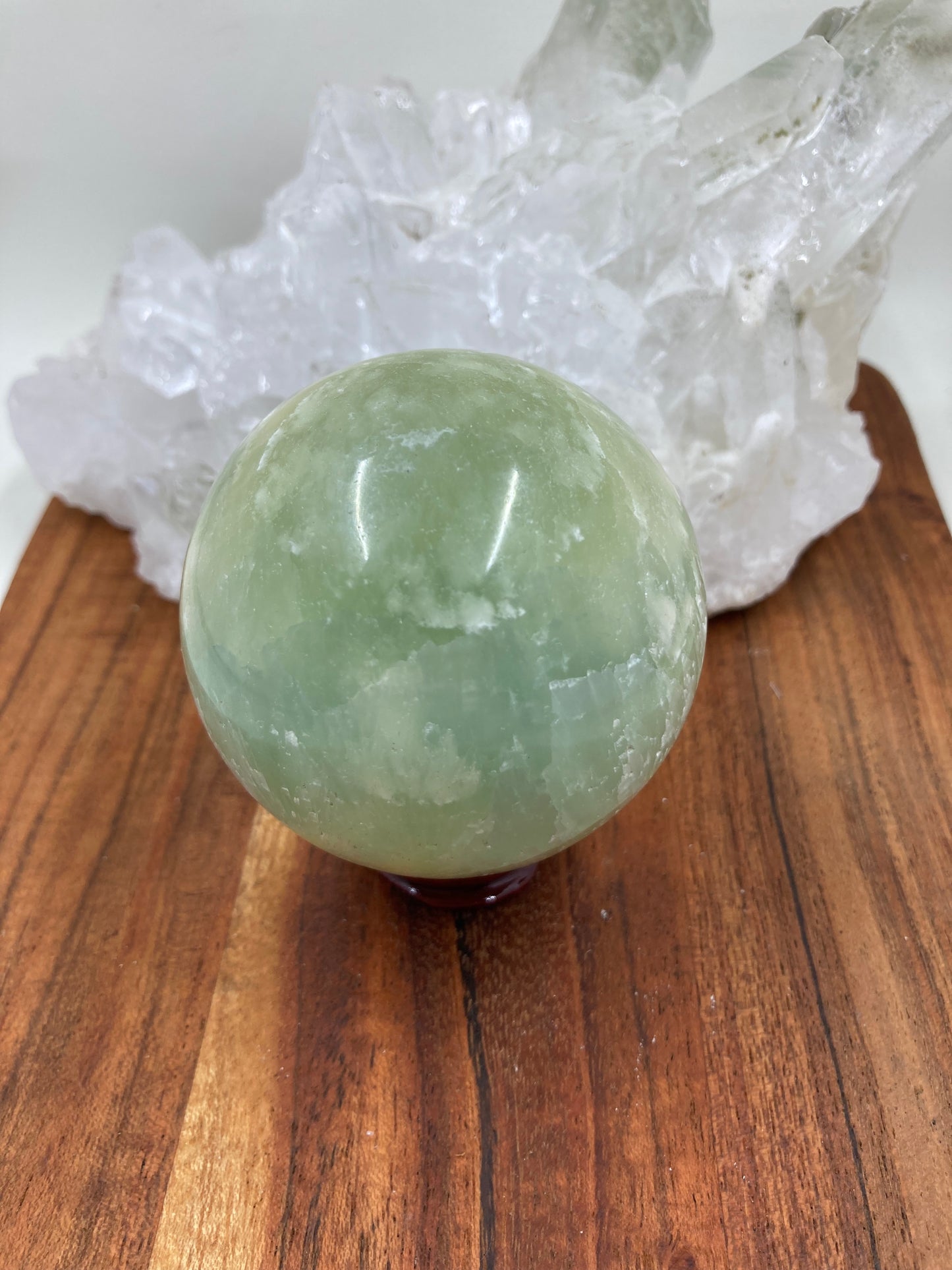 Pistachio Calcite Sphere