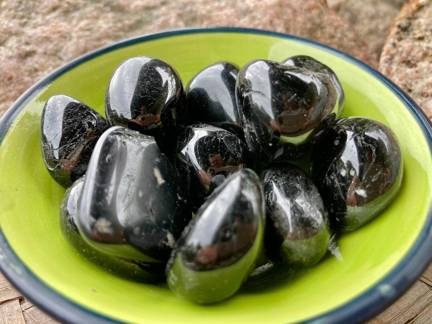 Black Tourmaline Tumble Stone