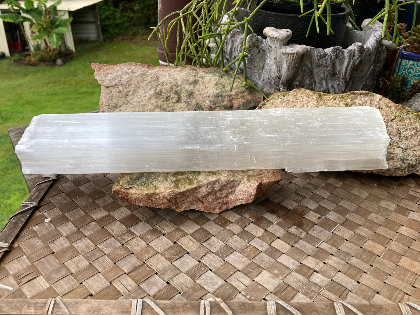 Selenite Raw Rod