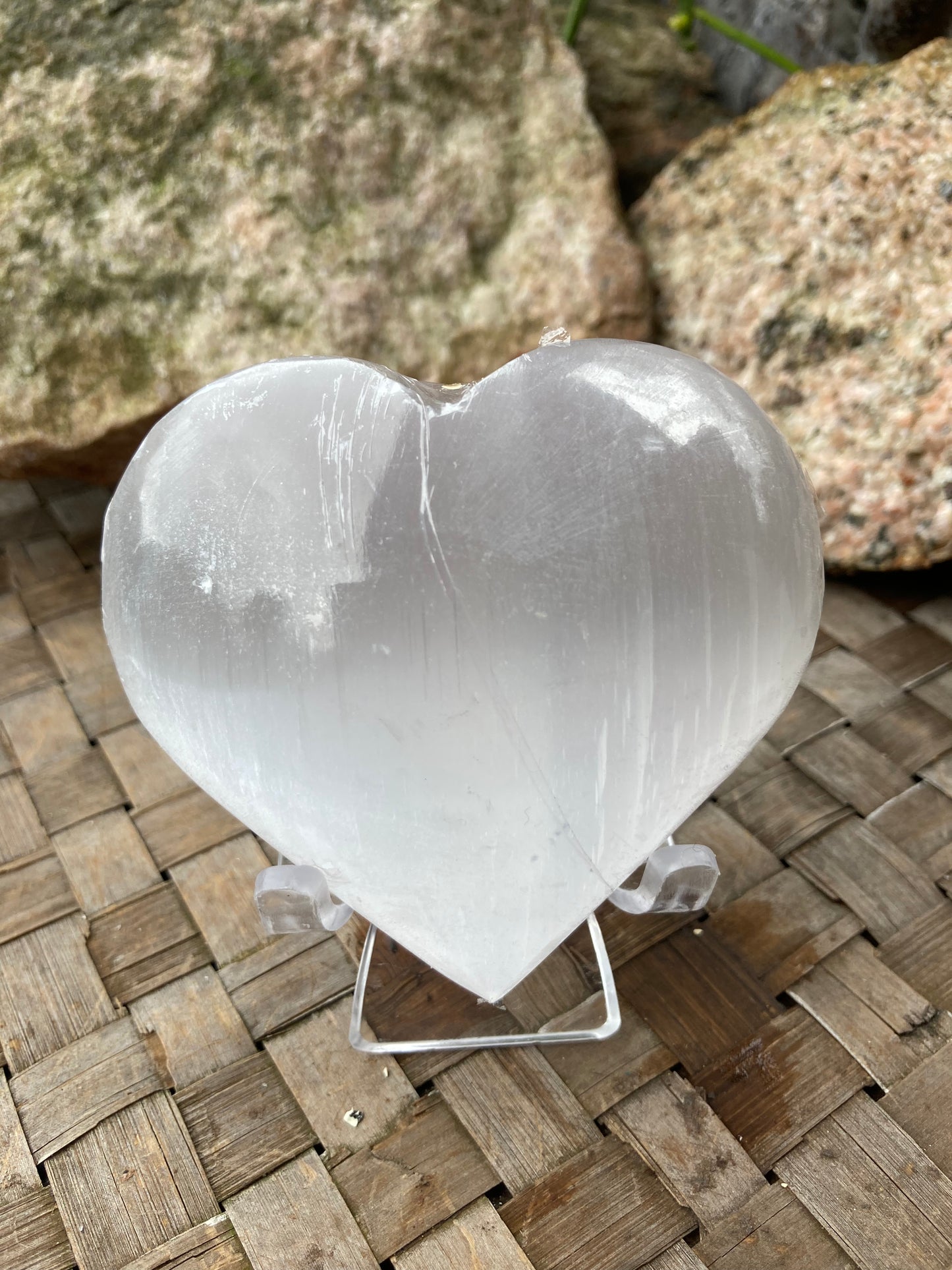 Selenite Heart