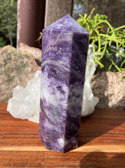 Lepidolite Tower