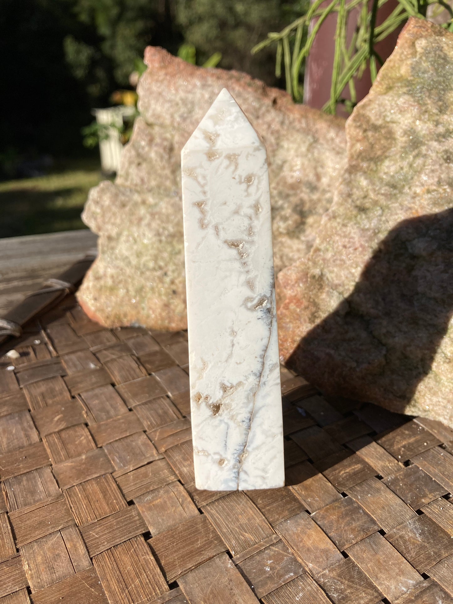 Dendritic Agate Obelisk