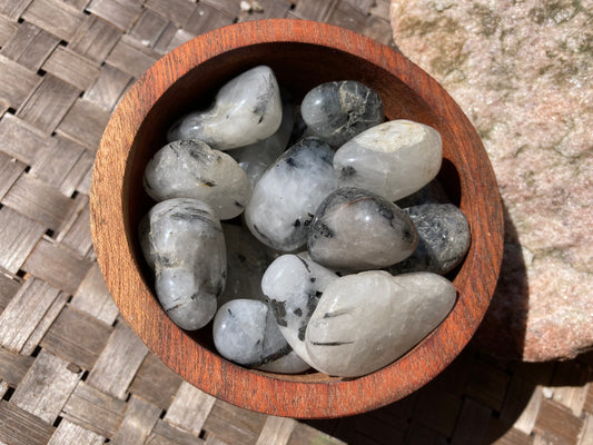 Tourmalated Quartz Tumbles